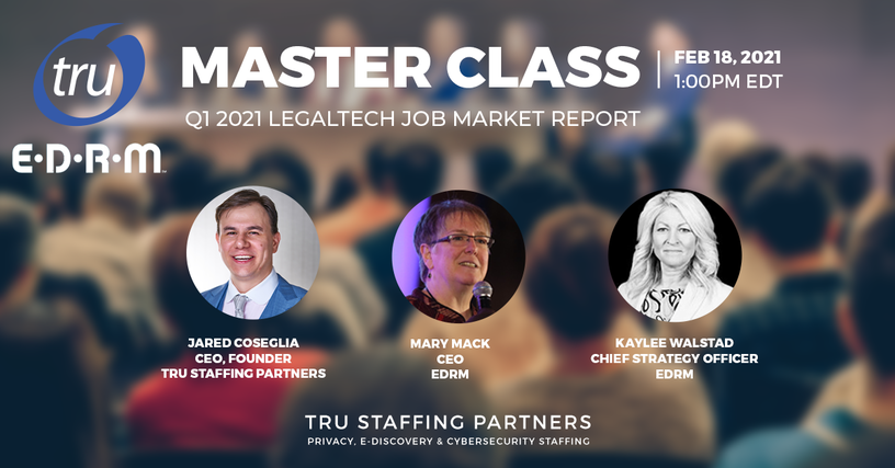 Q1 2021 LEGALTECH JOB MARKET REPORT