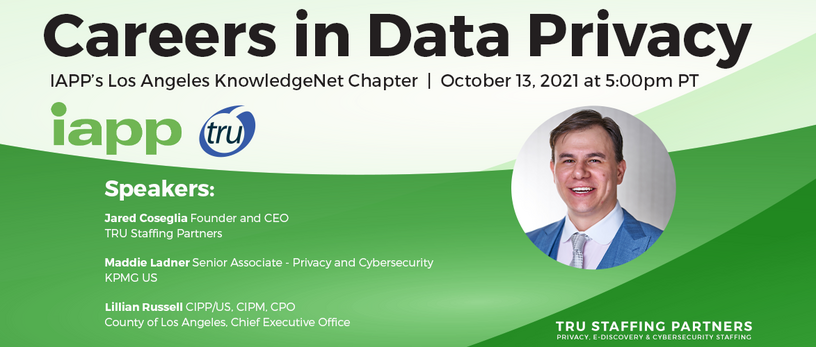 TRU Staffing Partners to Speak at Local IAPP and ARMA Chapter Meetings This Week